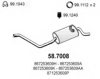 MTS 0161140 End Silencer